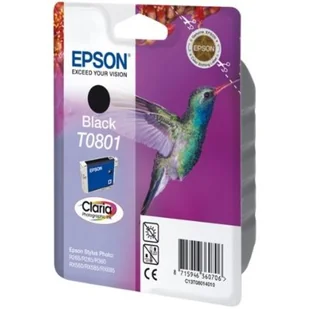 Epson Tusz Claria R265/360 T0801 Black 7,4ml - Dodatki do drukarek i skanerów - miniaturka - grafika 1