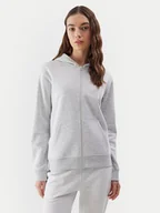Bluzy damskie - 4F Bluza 4FWSS24TSWSF0956 Szary Regular Fit - miniaturka - grafika 1