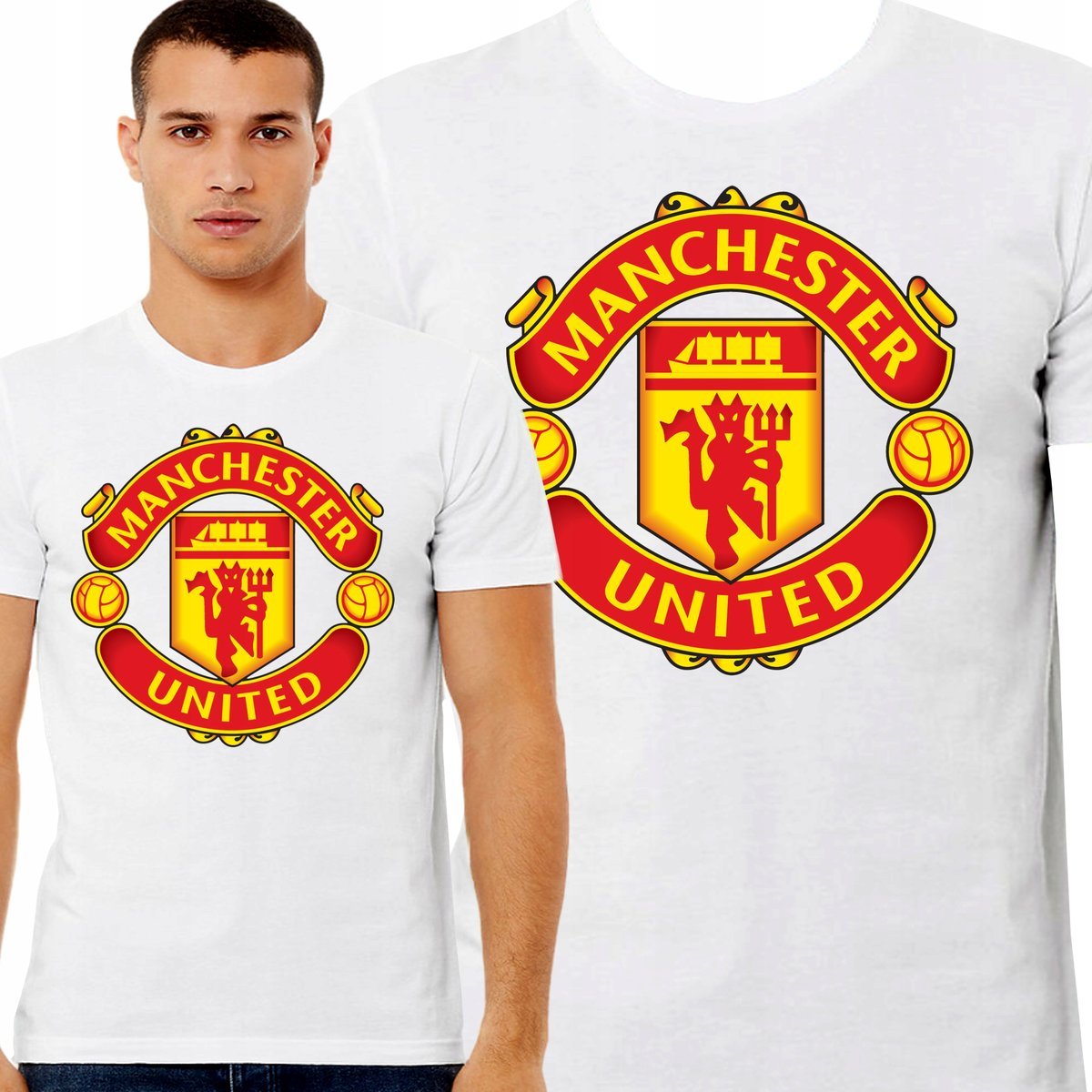 T-Shirt KOSZULKA MANCHESTER UNITED PREZENT JAKOŚC BAWEŁNA M 0164