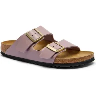 Klapki i japonki damskie - Birkenstock Klapki Arizona BF z dodatkiem skóry - miniaturka - grafika 1