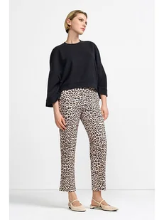 Rich & Royal Spodnie w kolorze beżowo-jasnobrązowo-czarnym - Spodnie damskie - miniaturka - grafika 1