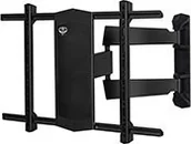 Uchwyty do telewizora - B-Tech Uchwyt przegubowy, obrotowy, podwójny funkcją pochylania i obrotu VESA 600 x 400 BT8226/B - miniaturka - grafika 1