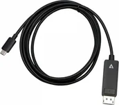 Kable USB - Kabel USB V7 USB-C - DisplayPort 2 m Czarny V7USBCDP14-2M - miniaturka - grafika 1