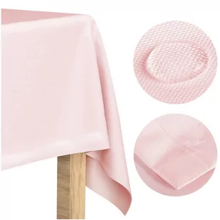 Obrus 110x160 Plamoodporny Klasyczny Elegant Pudrowy Róż - Obrusy i serwetki - miniaturka - grafika 1