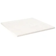 Meble modułowe i akcesoria - vidaXL Blat stołu, biały, 90x90x2,5cm, lite drewno sosnowe, kwadratowy - miniaturka - grafika 1