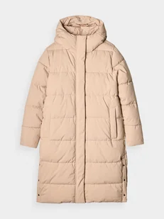 4F Długi płaszcz puchowy z syntetycznym wypełnieniem damski - beżowy XXL - Kurtki damskie 4F Długi płaszcz puchowy z syntetycznym wypełnieniem damski - beżowy XXL - Kurtki damskie - miniaturka - grafika 1