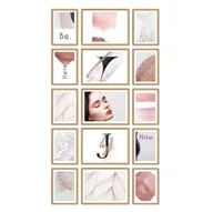 Ramki na zdjęcia - Zestaw Drewianych Ramek - Galeria Naturalnych Ramek Na 15 Zdjęć - miniaturka - grafika 1