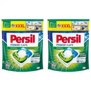 Persil Power Caps Kapsułki do prania białego Universal Zestaw 2 x 46 szt. - Środki do prania - miniaturka - grafika 1