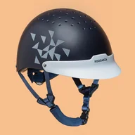 Kaski do jazdy konnej - Kask jeździecki dla dzieci Fouganza 100 - miniaturka - grafika 1