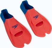 Pływanie - Speedo training fin fluro tangerine/pool blue/blue flame 46/48 - miniaturka - grafika 1