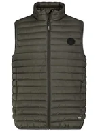 Kurtki męskie - Sublevel Kamizelka pikowana "Carl" w kolorze ciemnobrązowym - miniaturka - grafika 1