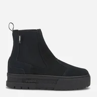 Botki damskie - Sztyblety damskie skórzane Puma 38282901 38 Czarne (4063699496680). Buty za kostkę damskie - miniaturka - grafika 1