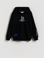 Bluzy dla chłopców - Reserved - Bluza Playstation - czarny - miniaturka - grafika 1