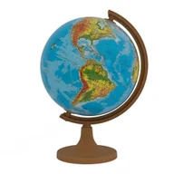 Mały naukowiec - Globus fizyczny 32cm w.ukraińska - miniaturka - grafika 1