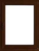 Okna - Lupol 3-szybowe fasadowe lakier kolor orzech O15 90 RU 865x1135 mm - miniaturka - grafika 1