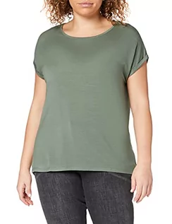 Koszulki i topy damskie - Vero Moda Vmava Plain Ss Top Ga Noos Koszulka Kobiety, zielony (Laurel Wreath), XL - grafika 1