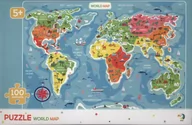 Puzzle - Pierot Puzzle Mapa świata 100 - miniaturka - grafika 1