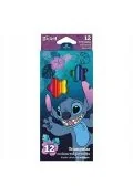 Kredki ołówkowe trójkątne Disney Core Stitch 12 kolorów - Przybory szkolne - miniaturka - grafika 1