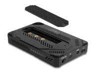 Obudowy i kieszenie na dyski twarde - DeLOCK Obudowa USB Type-C na 1 x M.2 NVMe SSD + 1 x 2.5″ SATA SSD/HDD z funkcją klonowania 42020 - miniaturka - grafika 1