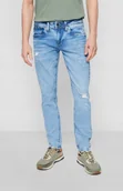 Spodnie męskie - Pepe Jeans Niebieskie Jeansy Męskie Proste 32/34 2A1G4_C* T4A - miniaturka - grafika 1