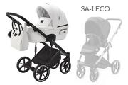 Wózki dziecięce - ADAMEX LUMI AIR ECO 2w1 SA-1 ECO - miniaturka - grafika 1
