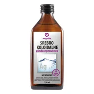 Suplementy naturalne - MyVita Srebro koloidalne Ag niejonowe płaskocząsteczkowe 50 ppm 250 ml - miniaturka - grafika 1