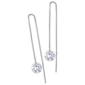 Kolczyki - Kolczyki Srebrne - KOLCZYKI WISZĄCE - miniaturka - grafika 1