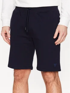 Guess Szorty sportowe Aldwin Z2YD04 KAIJ1 Granatowy Slim Fit - Spodenki męskie - miniaturka - grafika 1