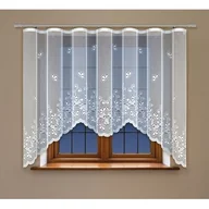 Firany - Firanka żakardowa odpasowana z wszytą taśmą marszczącą 160 x 300 cm - miniaturka - grafika 1