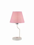 Lampy stojące - Candellux Lampa Stołowa York 1 Biały Różowy 50501100 - miniaturka - grafika 1