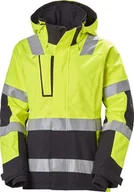 Kurtki i kamizelki sportowe damskie - Helly Hansen Women's reflective jacket HELLY HANSEN W Luna HI VIS, yellow XS - miniaturka - grafika 1