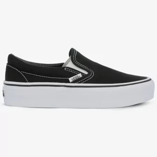 Slip on damskie - Vans UA CLASSIC SLIP ON PLATFORM SLIP ON V18EBLKW - grafika 1