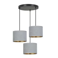 Lampy sufitowe - Emibig Hilde lampa wisząca 3-punktowa szara 1050/3PREM 1050/3PREM - miniaturka - grafika 1