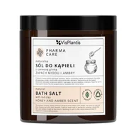 Kosmetyki do kąpieli - Naturalna sól do kąpieli z czerwoną glinką Pharma Care Miód i Ambra 800g - miniaturka - grafika 1