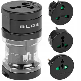 Blow WS-10 adapter przejściówka europa 3 części - Adaptery i przejściówki - miniaturka - grafika 1