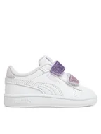 Buty dla dziewczynek - Puma Sneakersy Puma Smash 3.0 L 395610 06 Biały - miniaturka - grafika 1