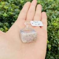 Pierścionki - Pierścionek Agat Delikatny Róż rozmiar 12 - miniaturka - grafika 1