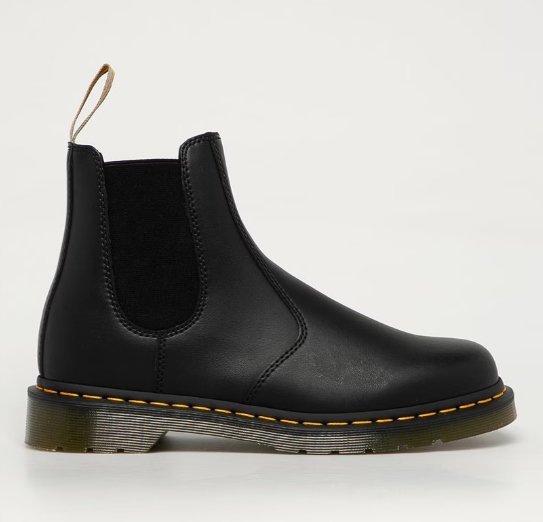 DR. MARTENS BOTKI CZARNE SKÓRZANE WSUWANE 41 1J8A