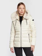Kurtki i kamizelki sportowe damskie - CMP Kurtka puchowa 32K3076F Écru Regular Fit - miniaturka - grafika 1