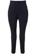 Legginsy - Ulla Popken Damskie legginsy sportowe, szybkoschnące, bardzo elastyczne spodnie, morski, 56W / 32L - miniaturka - grafika 1