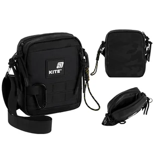 TOREBKA CROSSBODY TORBA NA RAMIE CZARNA MŁODZIEŻOWA KITE - Torby szkolne - miniaturka - grafika 1