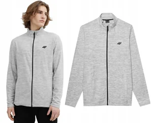 4F Polar Męski Bluza Polarowa Rozpinana - Bluzy męskie - miniaturka - grafika 1