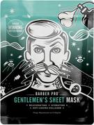 Maseczki do twarzy - Barber Pro Gentlemen''s Sheet Mask - odmładzająco-nawilżająca maska z kolagenem - miniaturka - grafika 1