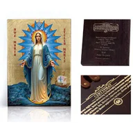 Ikony i obrazy sakralne - Ikona religijna Maryja Gwiazda Morza STELLA-MARIS - miniaturka - grafika 1