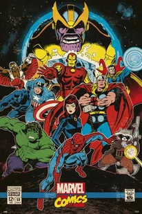 Grupo Erik Editores Grupo Erik Editores plakat Marvel Comics Infinity Retro, wielokolorowy, 61 x 91,5 cm GPE5264 - Pozostałe książki - miniaturka - grafika 1