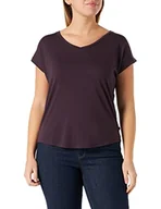 Koszulki i topy damskie - Q/S by s.Oliver T-shirt damski z krótkim rękawem, fioletowy, M - miniaturka - grafika 1