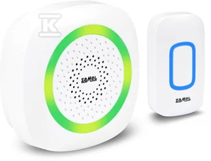 Dzwonek bezprzewodowy bateryjny DANCE II BIAŁY TYP: ST-420W - Dzwonki i gongi - miniaturka - grafika 1