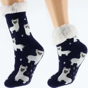 Skarpetki dla dzieci - Ciepłe skarpetki zimowe dla dzieci 32-35 antypoślizgowe - miniaturka - grafika 1