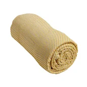 Narzuty - Pled Hetal żółto-kremowy 200 x 220 cm - miniaturka - grafika 1