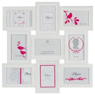 Ramki na zdjęcia - Atmosphera Créateur dintérieur Ramka 9 zdjęć ROMANCE zdjęcia multirama 50x50x2CM biały B00VTPIGMO - miniaturka - grafika 1